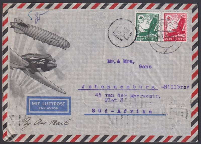 AUSTRIA, YUGOSLAVIA, GERMANY AIRMAIL COVERS/STAMPS