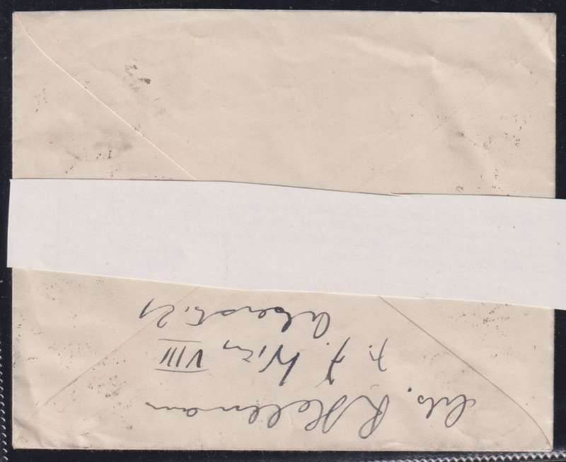 AUSTRIA 1929 REG COVER VIENNA FREIBURG COMPLETE SET ON COVER