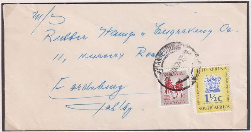 SA POSTAGE DUE COVERS - WRITTEN UP