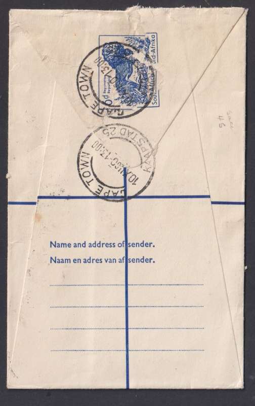SA POSTAGE DUE COVERS - WRITTEN UP