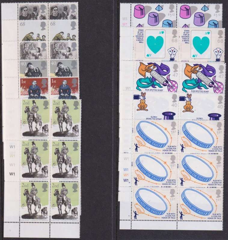 GREAT BRITAIN 2005 ISSUES, BLOCKS, BOOKLETS MIN SHEETS - HIGH FACE VALUE