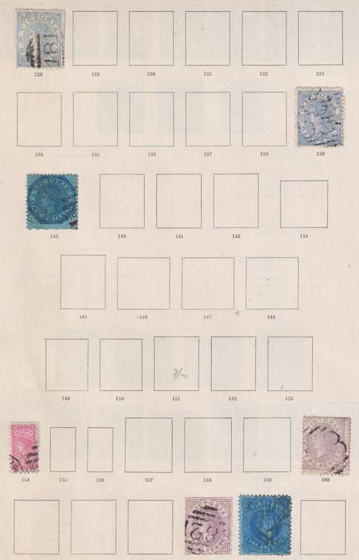 AUSTRALIA - VICTORIA LOVELY MINT/USED LOT ON PAGES