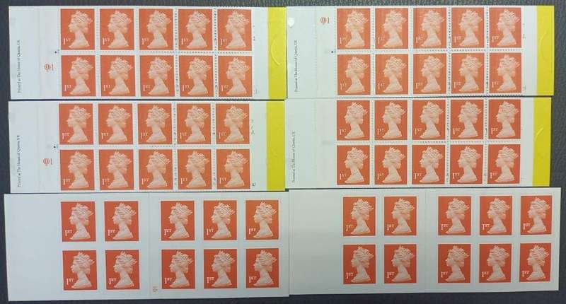 GREAT BRITAIN SPECIALISED BOOKLETS 1998-2001
