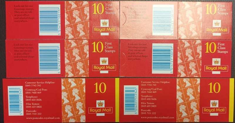 GREAT BRITAIN SPECIALISED BOOKLETS 1998-2001