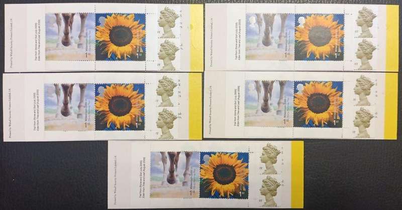 GREAT BRITAIN SPECIALISED BOOKLETS 1998-2001