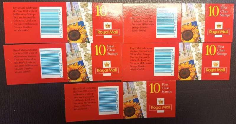 GREAT BRITAIN SPECIALISED BOOKLETS 1998-2001