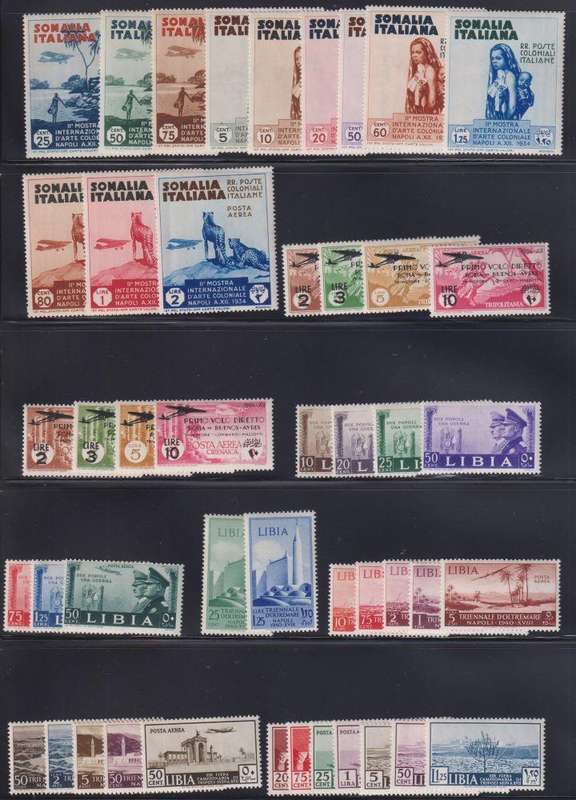 ITALIAN COLONIES IN AFRICA  LOVELY UNMOUNTED MINT LOT
