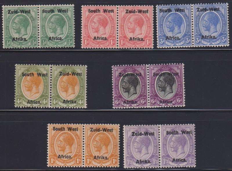 SWA 1923 TYPE 1 KINGSHEADS FINE HINGED MINT