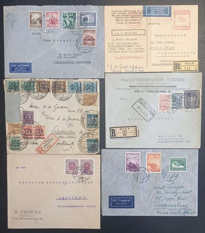 AUSTRIA & GERMANY GREAT LOT OF COVERS & POSTCARDS