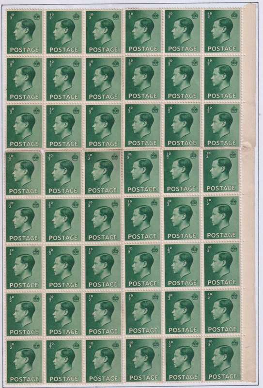 GREAT BRITAIN SUPERB EDWARD V111 WRITTEN UP COLLECTION