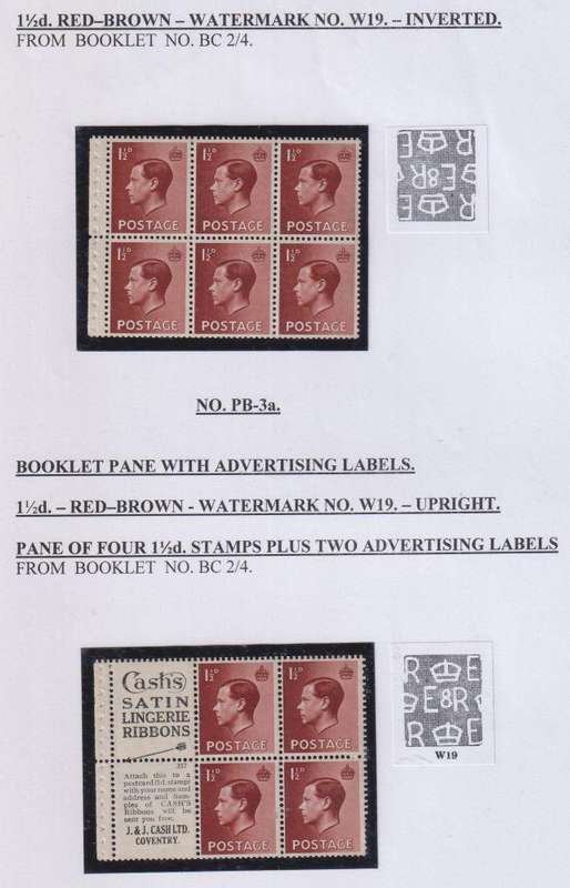GREAT BRITAIN SUPERB EDWARD V111 WRITTEN UP COLLECTION