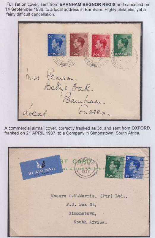GREAT BRITAIN SUPERB EDWARD V111 WRITTEN UP COLLECTION