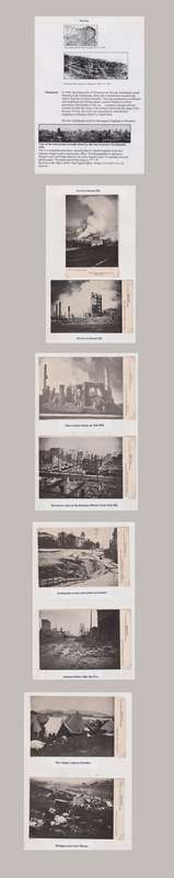 USA 1906 SAN FRANCISCO EARTHQUAKE WRITTEN UP COLLECTION OF PHOTOS