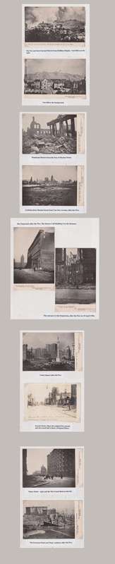 USA 1906 SAN FRANCISCO EARTHQUAKE WRITTEN UP COLLECTION OF PHOTOS