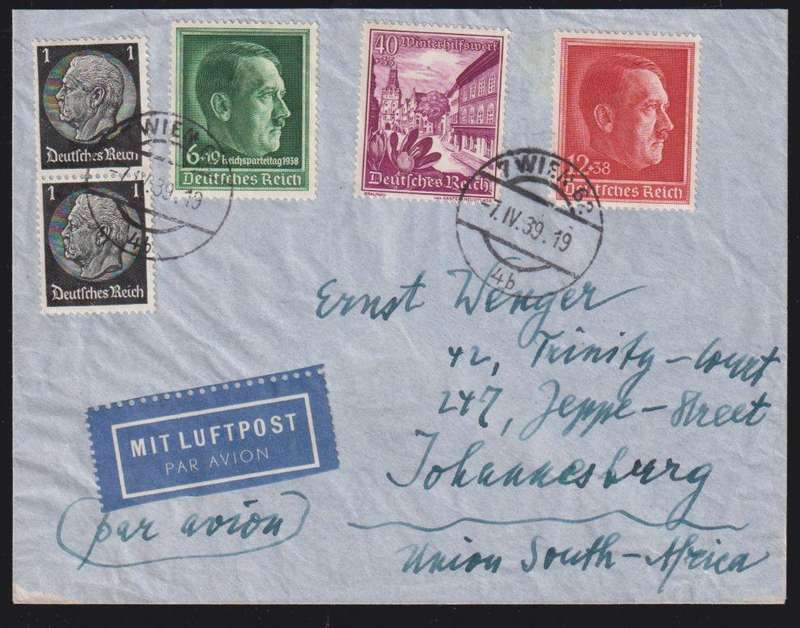GERMANY  1938/9 COVERS INCL ZEPELLINS - WRITTEN UP