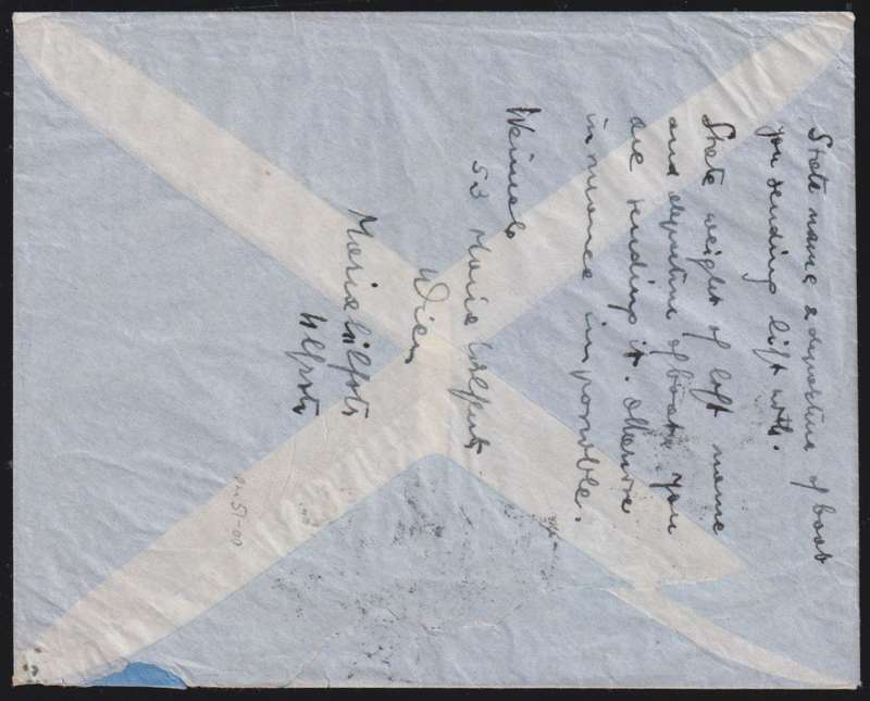 GERMANY-ZEPELLIN/LILIENTHAL STAMPS (UM) & ON COVERS USED IN AUSTRIA