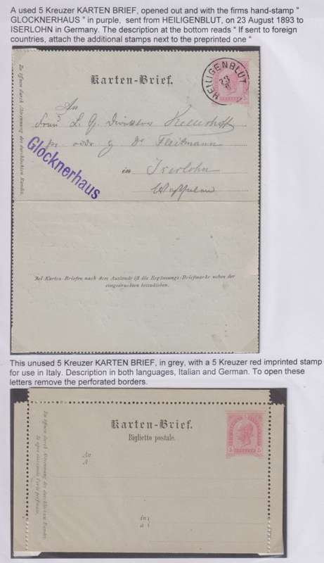 AUSTRIA POSTCARDS ALSO USED IN HUNGARY - A SUPERB LOT