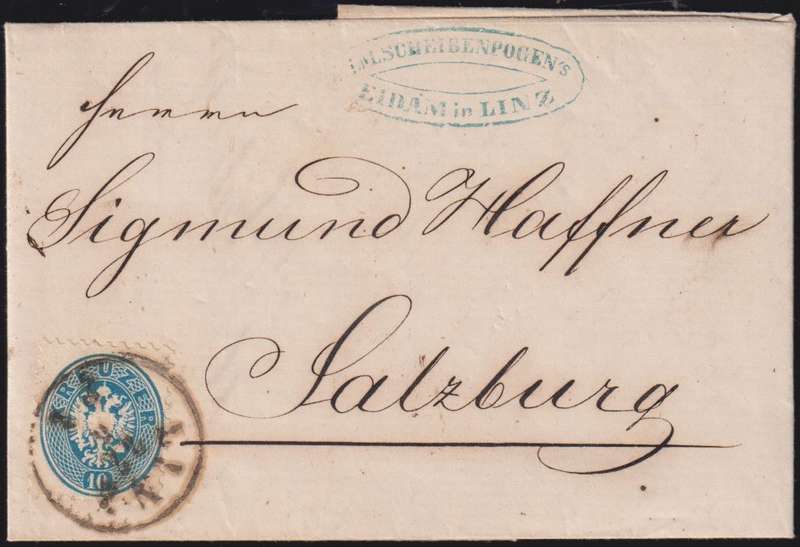 AUSTRIA 1850's - 1880's LOVELY LOT & COVERS  WELL WRITTEN UP