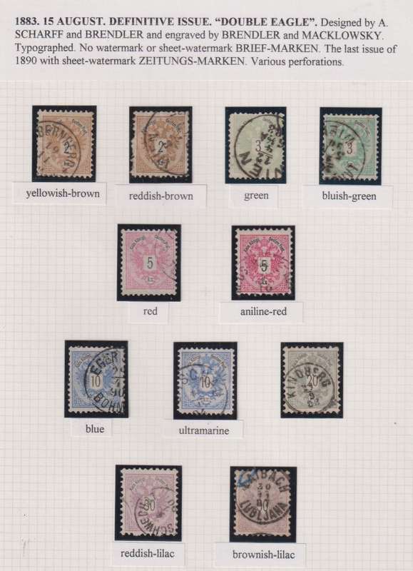 AUSTRIA 1850's - 1880's LOVELY LOT & COVERS  WELL WRITTEN UP