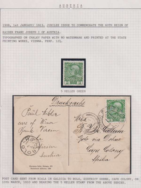 AUSTRIA POSTCARDS ALSO USED IN HUNGARY - A SUPERB LOT