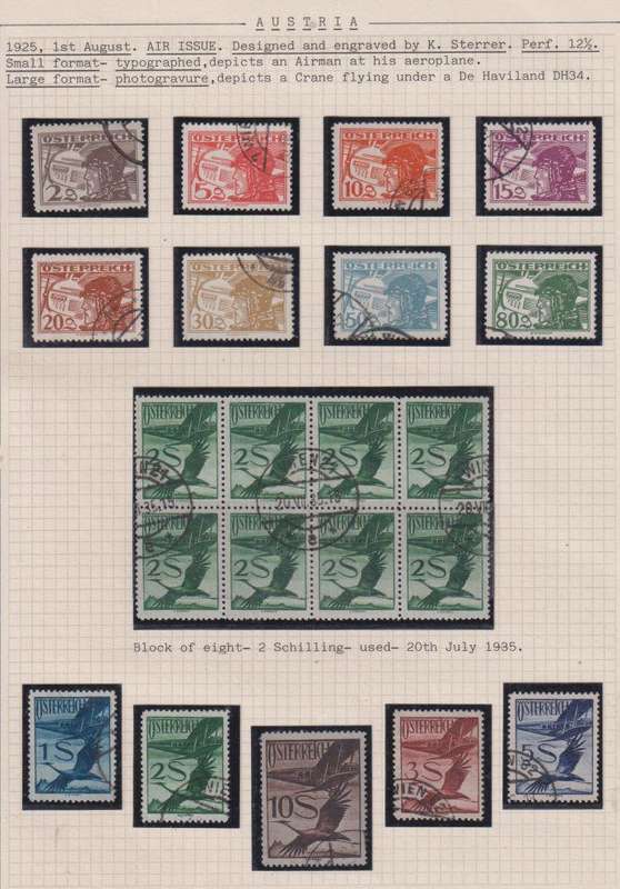 AUSTRIA LOVELY HINGED MINT & USED COLLECTION WRITTEN UP
