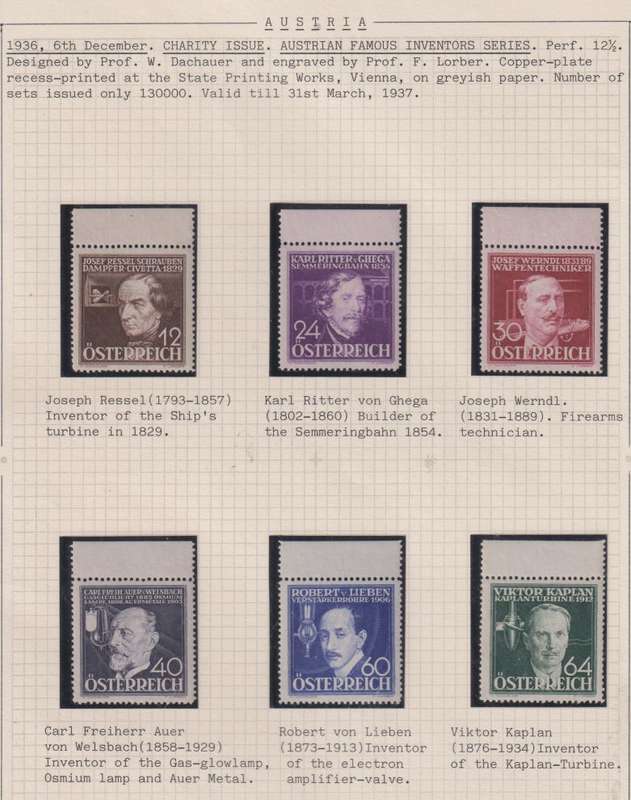 AUSTRIA 1920-1936 MINT ISSUES & NEWSPAPER STAMPS WELL WRITTEN UP