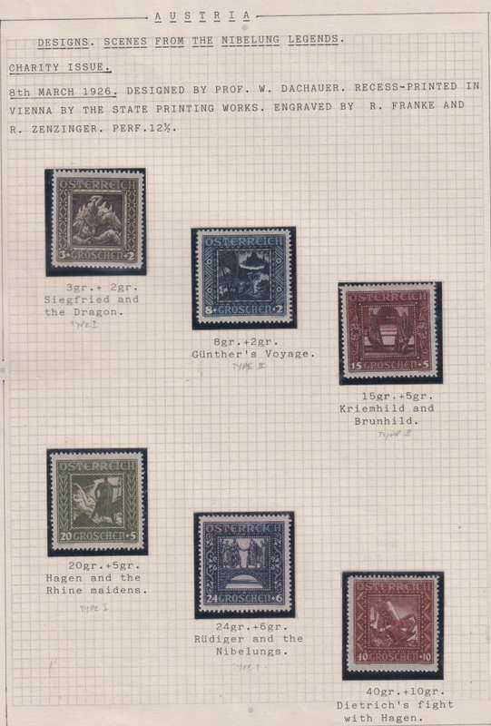AUSTRIA 1920-1936 MINT ISSUES & NEWSPAPER STAMPS WELL WRITTEN UP