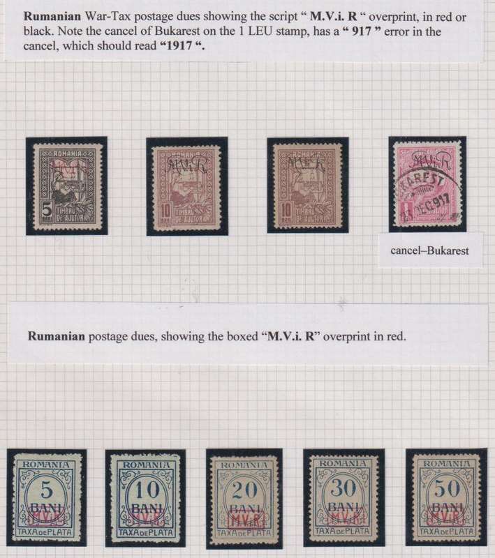 ROUMANIA , AUSTRIA, GERMANY WAR ISSUES ETC WRITTEN UP