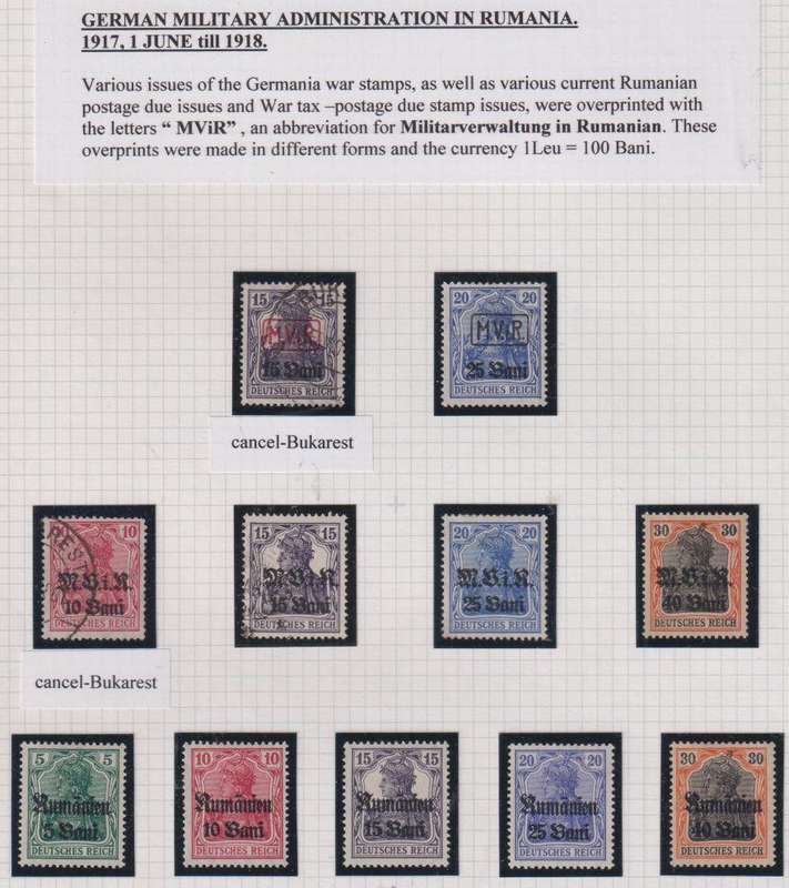 ROUMANIA , AUSTRIA, GERMANY WAR ISSUES ETC WRITTEN UP