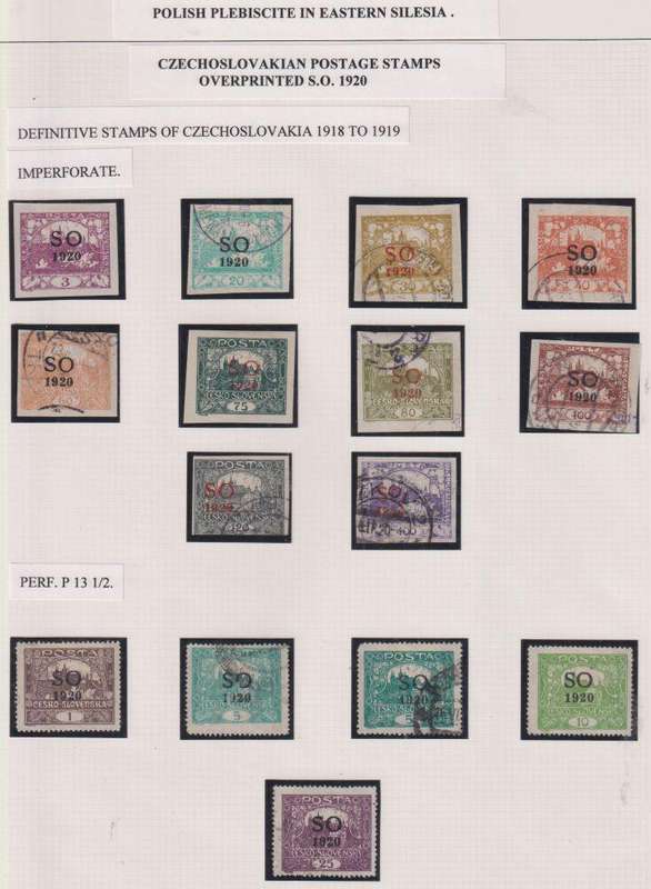 POLAND, EASTERN SILESIA, CZECHOSLOVAKIA SUPERB MINT & USED WRITTEN UP