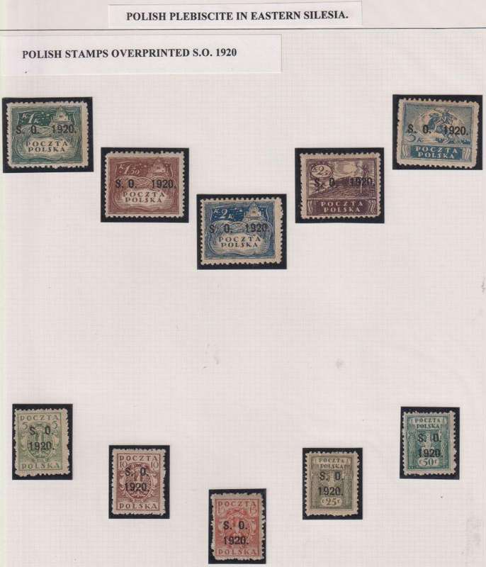 POLAND, EASTERN SILESIA, CZECHOSLOVAKIA SUPERB MINT & USED WRITTEN UP