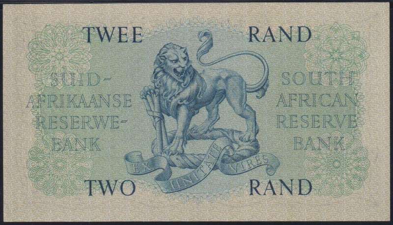 SA 1962 G RISSIK R1 & R2  BANKNOTES SUPERB UNCIRCULATED