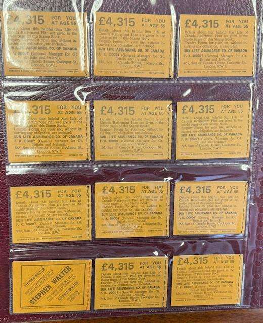 GREAT BRITAIN SUPERB COLLECTION OF 69 EARLY BOOKLETS