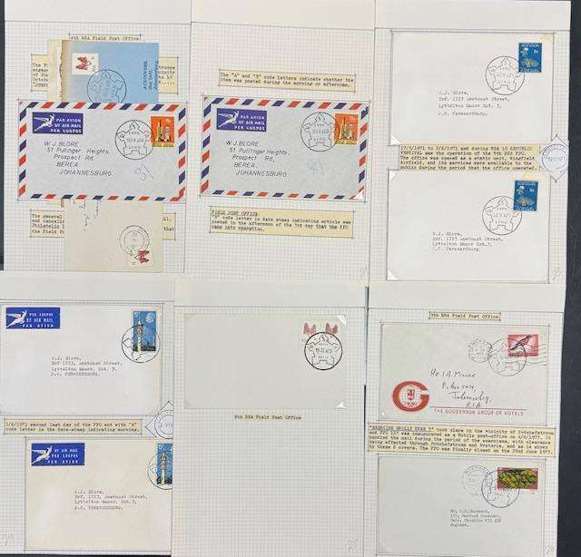 RSA TERRIFIC FIELD POST OFFICE COVER COLLECTION 1960's - 1970's