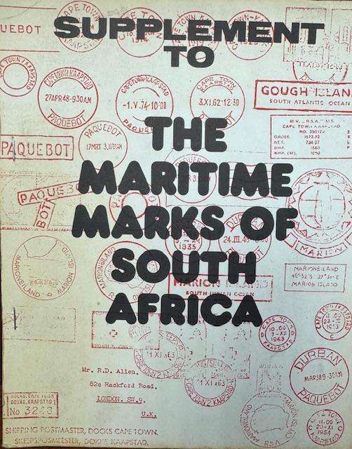 MARITIME MARKINGS OF SA & SUPPLEMENT