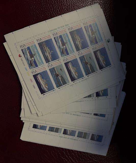 RSA 1997 SA NAVY SHEETS x 100 - FACE VALUE R6750