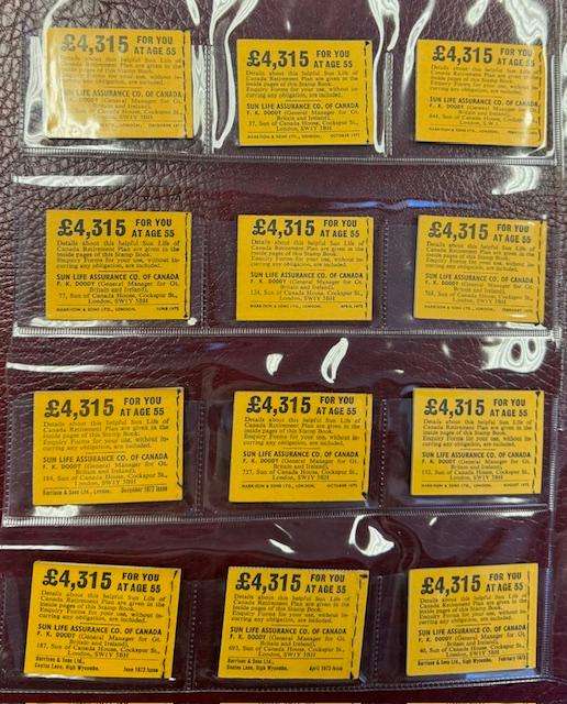 GREAT BRITAIN SUPERB COLLECTION OF 76 EARLY DECIMAL  BOOKLETS