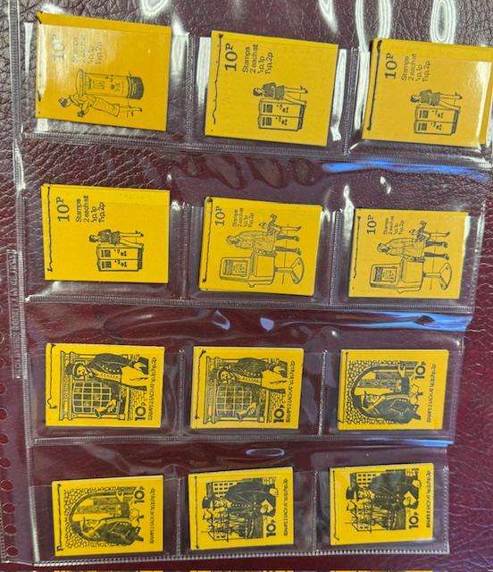 GREAT BRITAIN SUPERB COLLECTION OF 76 EARLY DECIMAL  BOOKLETS
