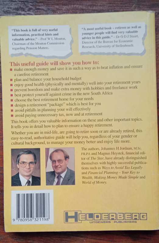 Jordaan, Johannes - How to plan for a Happy Retirement