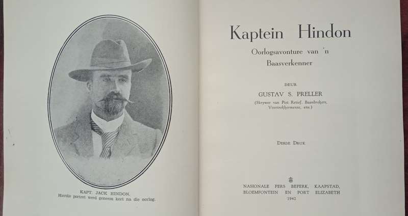 Preller, Gustav S. - Kaptein Hindon
