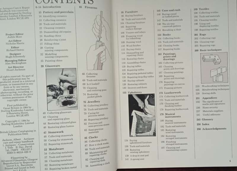 Jackson, Albert - The antiques care & repair handbook