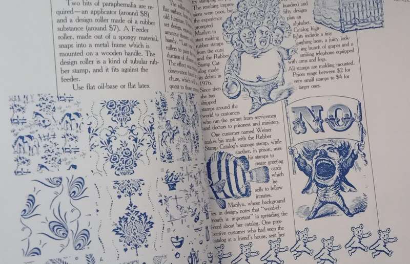 Rubber Stamp Album Book - Joni Miller & Lowry Thompson