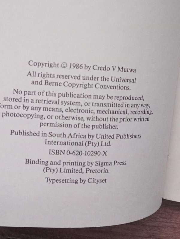 Let not my country die Book - Vusamazulu Credo Mutwa