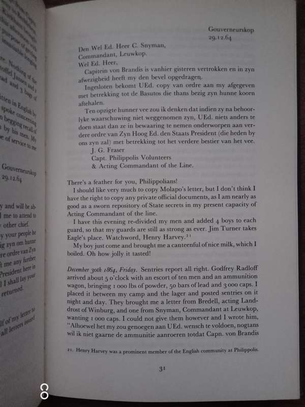 Sotho War Diaries, 1864-1865 - Karel Schoeman