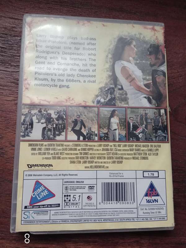 Hell Ride DVD