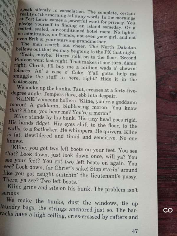 If I die in a combat zone - Tim O'Brien