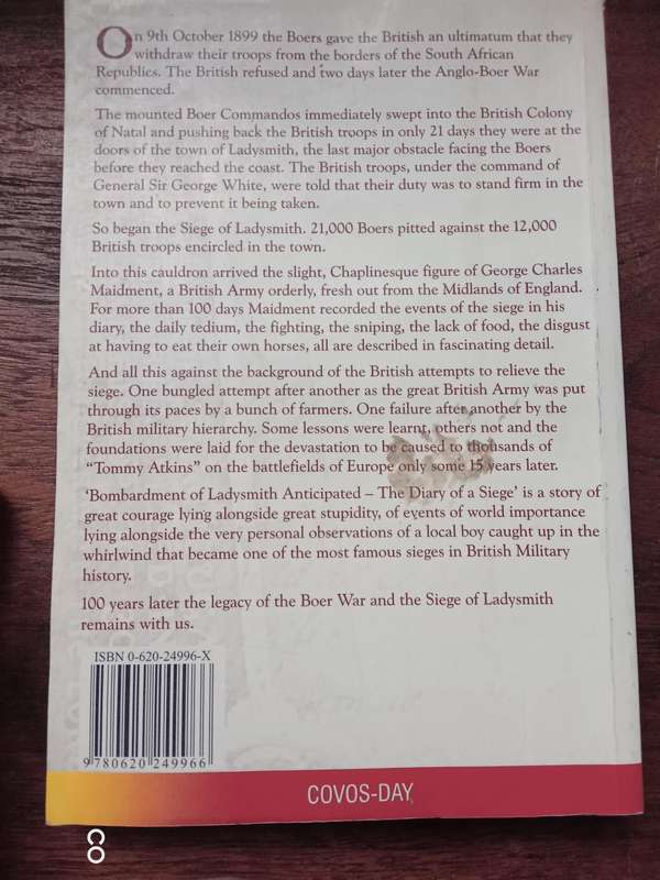 Bombardment of Ladysmith - Adam Chalmers