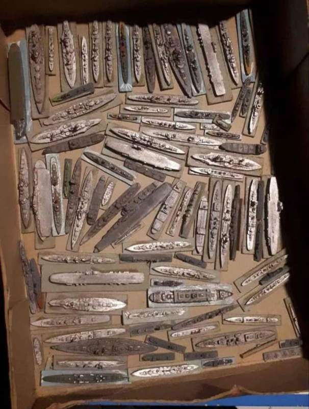 World War 2 miniature ships
