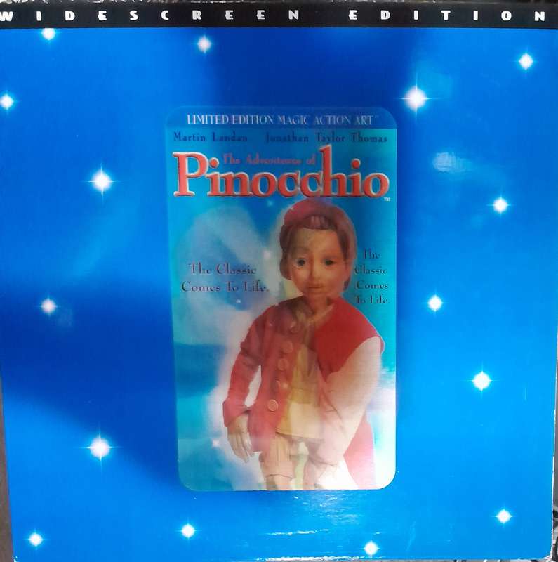 *Reduced* Pinocchio laserdisc (Magic Art edition, Martin Landau)