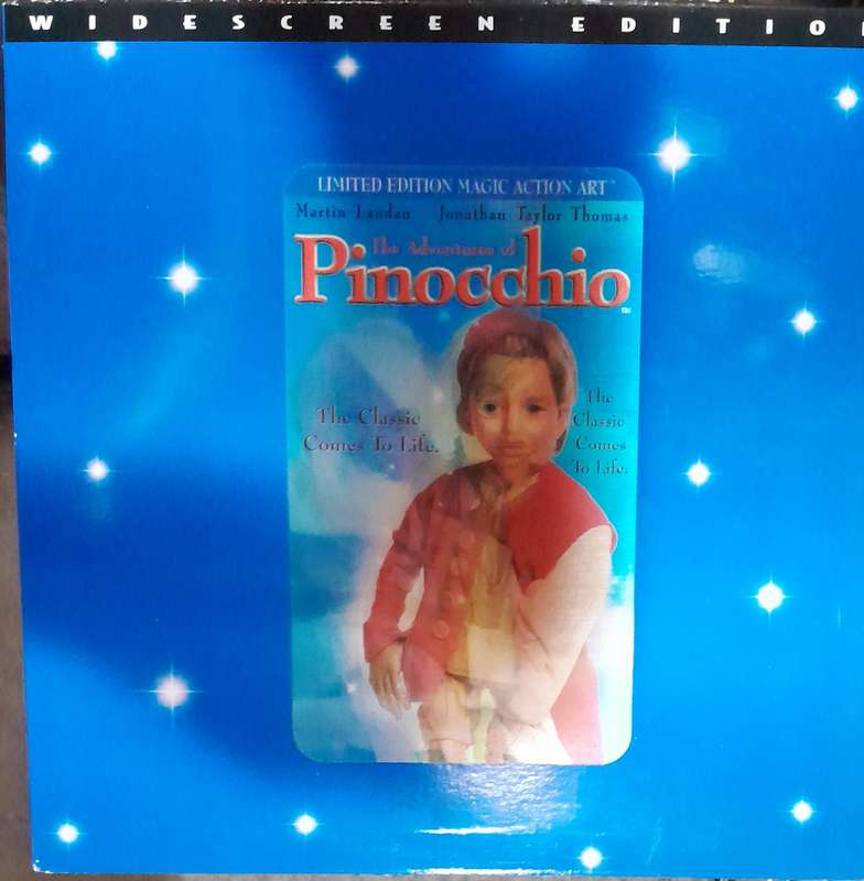 *Reduced* Pinocchio laserdisc (Magic Art edition, Martin Landau)